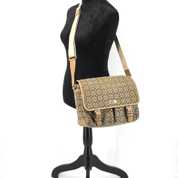 Coach F70283 Signature Messenger Camel - Picture 15 of 15